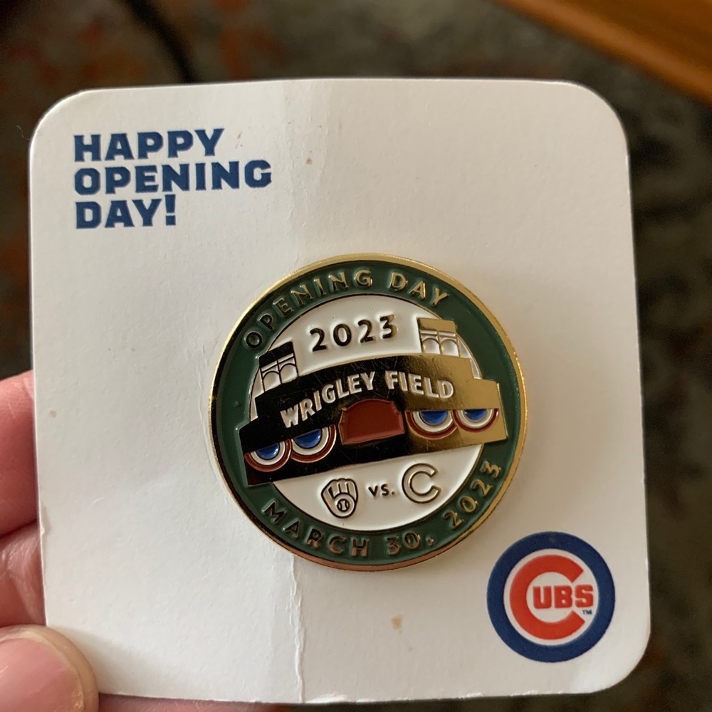 Chicago Cubs Opening Day 2023 Pin